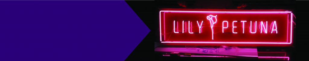 Neon glass signage examples