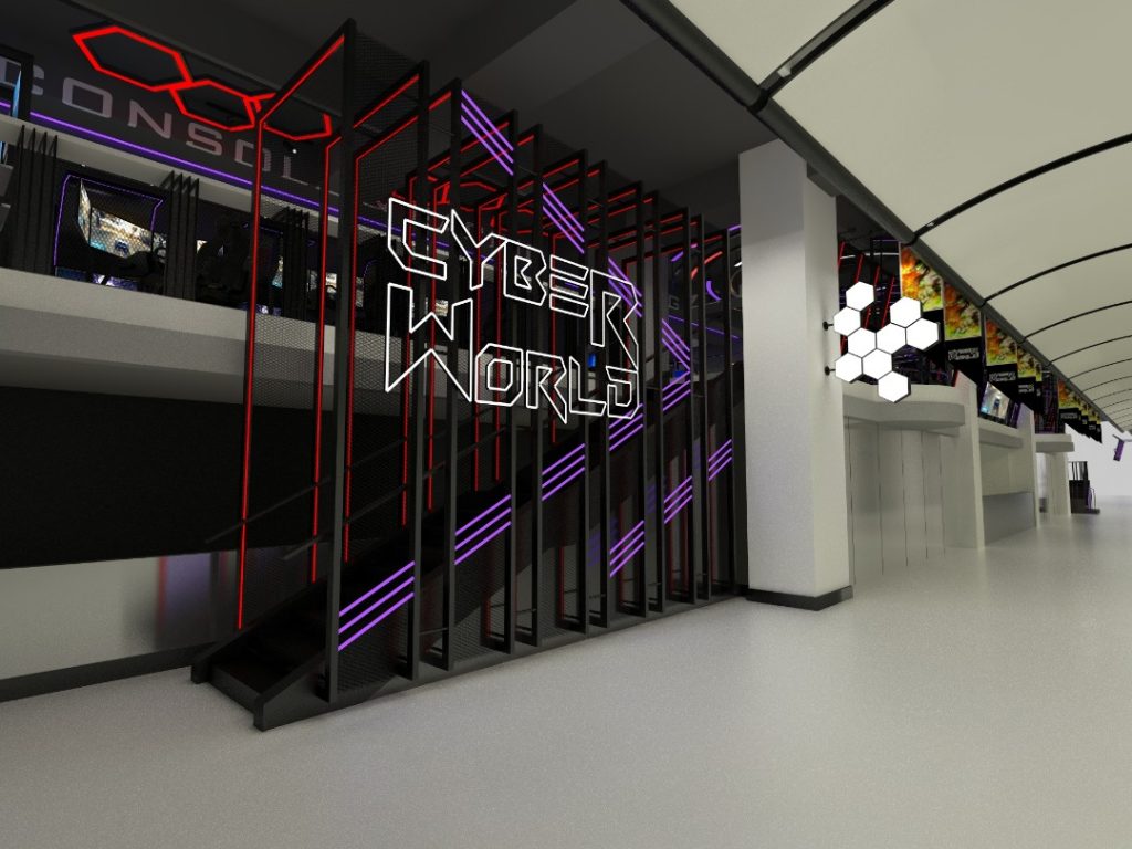 retail shop 3D cyber