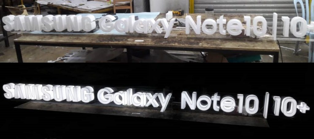 note 10 display mall